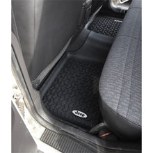 Load image into Gallery viewer, Rugged Ridge Floor Mats - Rubber Rugged Ridge Floor Liner Rear Black 1984-2001 Jeep Logo Cherokee XJ