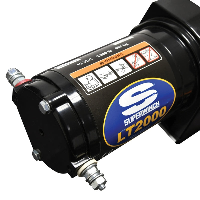 Superwinch Winches Superwinch 2000 LBS 12V DC 5/32in x 49ft Steel Rope LT2000 Winch