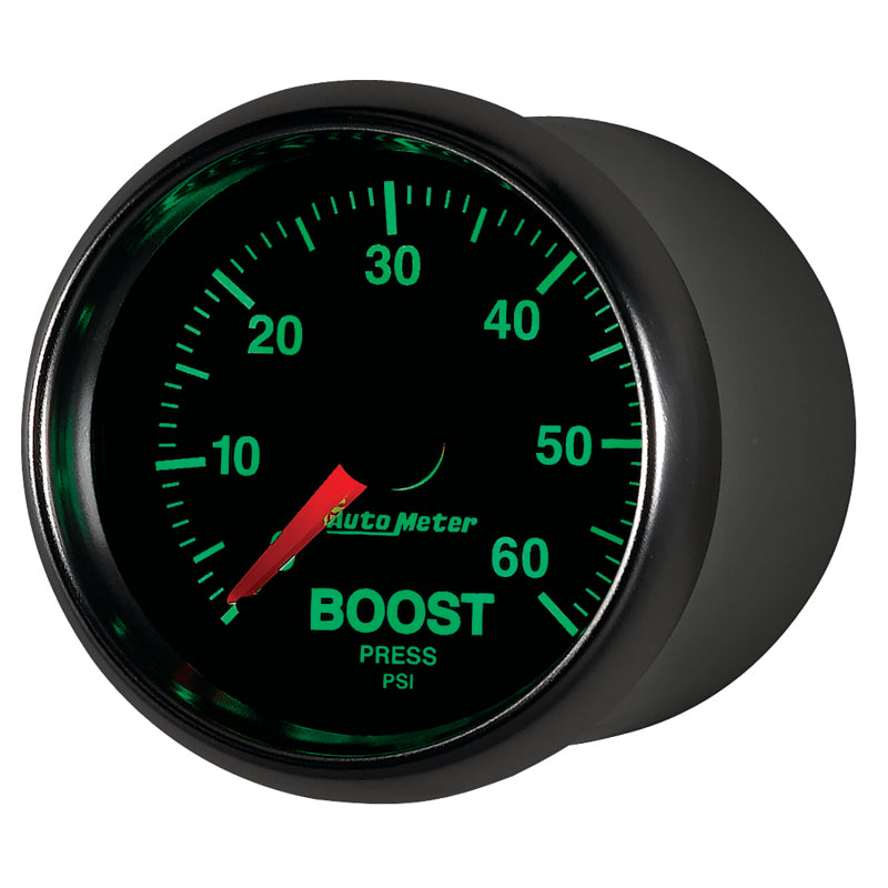 AutoMeter Gauges Autometer GS 52mm 0-60 psi Mechanical Boost Gauge