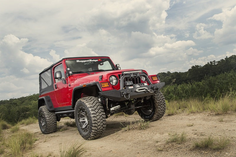 Rugged Ridge Fender Flares Rugged Ridge Hurricane Fender Flare Kit 97-06 Jeep Wrangler TJ