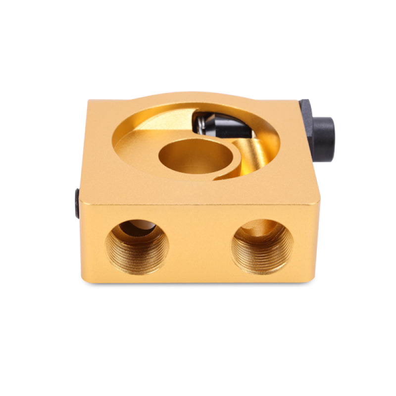 Mishimoto Oil Filter Blocks Mishimoto Oil Sandwich Plate w/ Rear-Mounted Thermostat