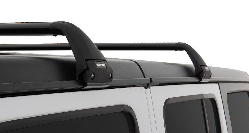 Rhino-Rack Roof Rack Rhino-Rack 07-22 Jeep Wrangler JK/JL 4 Door Hard Top Vortex SG 2 Bar Roof Rack - Black