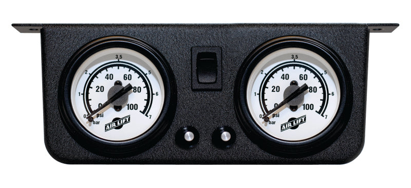Air Lift Gauges Air Lift Dual Gauge Panel Assembly for 25812