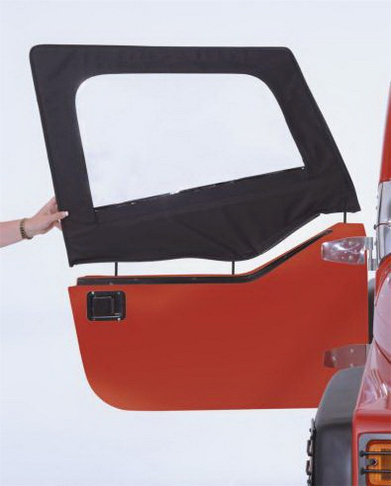 Rampage Door Panels Rampage 1997-2002 Jeep Wrangler(TJ) Door Skins - Black Denim