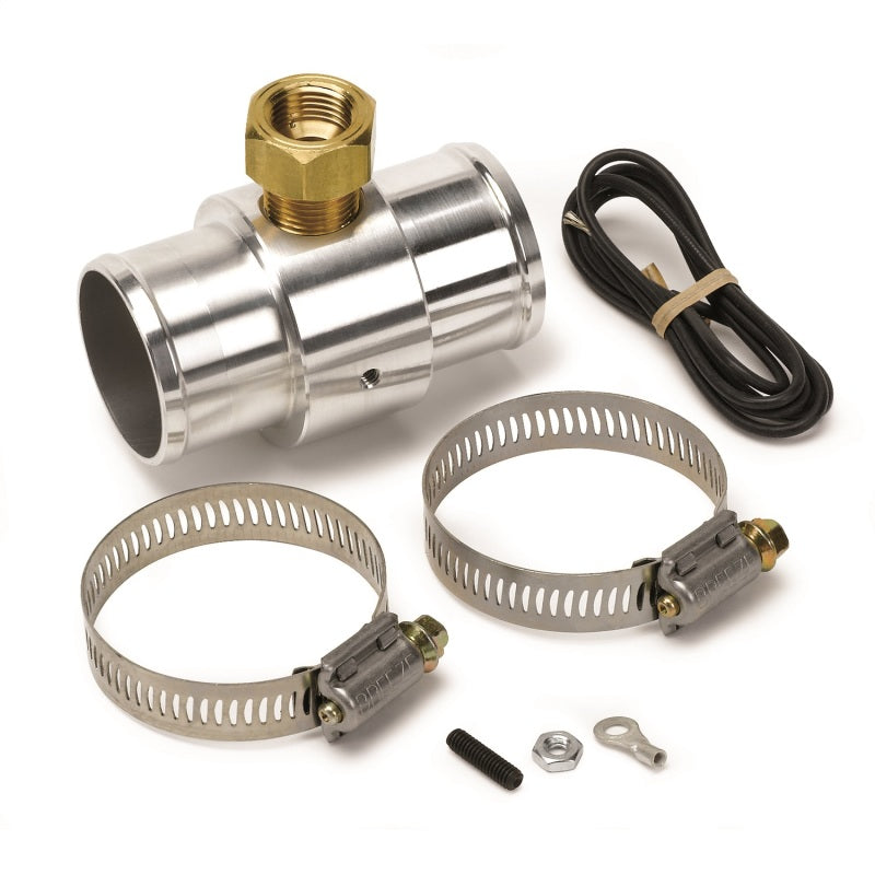 AutoMeter Uncategorized Autometer Radiator Hose Adapter 1.5in, 0.375in NPTF Female, Aluminum
