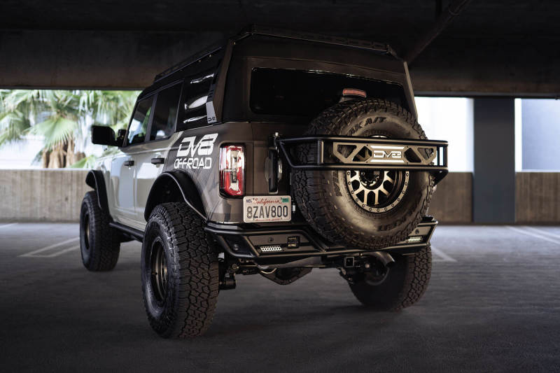 DV8 Offroad License Plate Relocation DV8 Offroad 21-23 Ford Bronco Rear License Plate Relocation Bracket