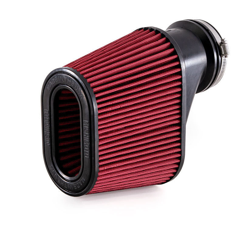 Mishimoto Air Filters - Universal Fit Mishimoto Performance Air Filter - 3.86in Inlet / 7.2in Length w/ Inlet Stack