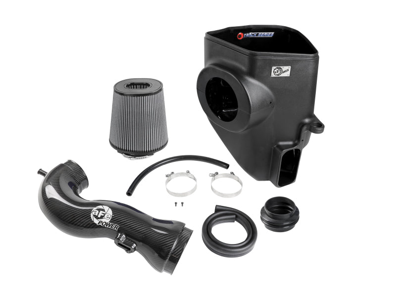 aFe Cold Air Intakes aFe 19-21 GM Trucks 5.3L/6.2L Track Series Carbon Fiber Cold Air Intake System W/ Pro Dry S Filters