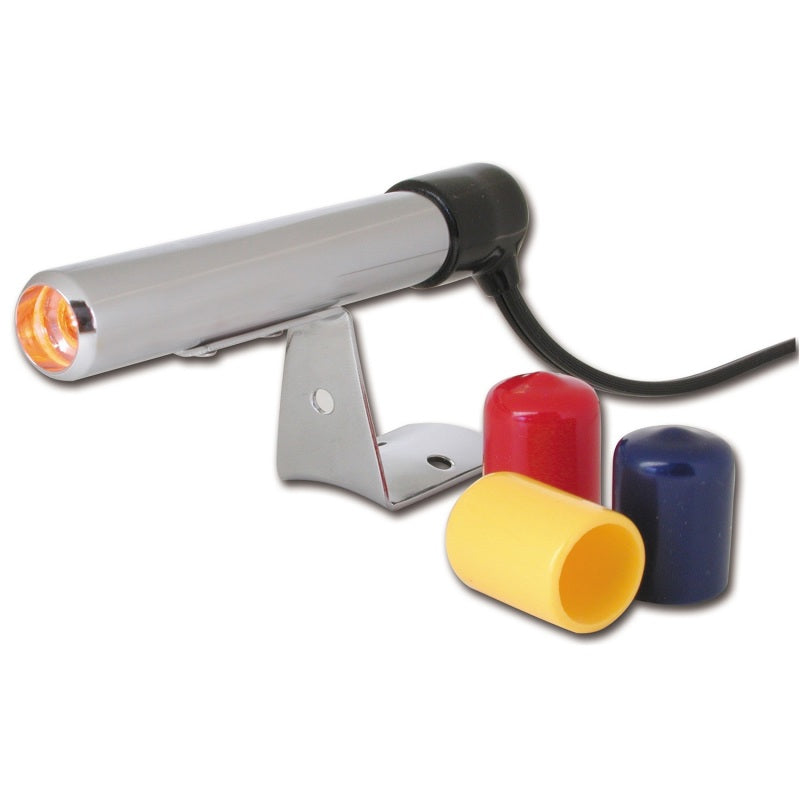 AutoMeter Uncategorized Autometer Shift Light - Amber LED - Pedestal - Chrome Quick-Lite Shift-Lite