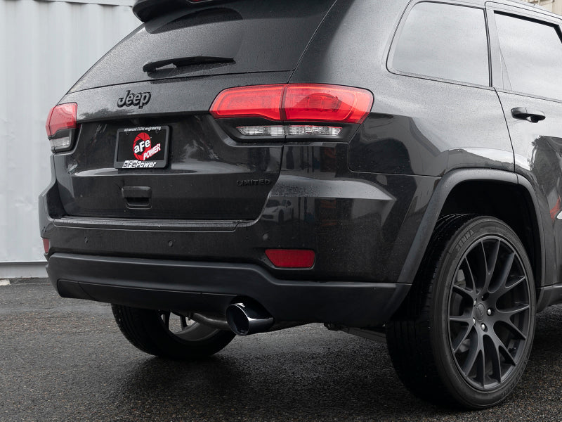 aFe Catback aFe Large Bore HD 3in 304 SS Cat-Back Exhaust w/ Black Tips 14-19 Jeep Grand Cherokee (WK2) V6-3.6L