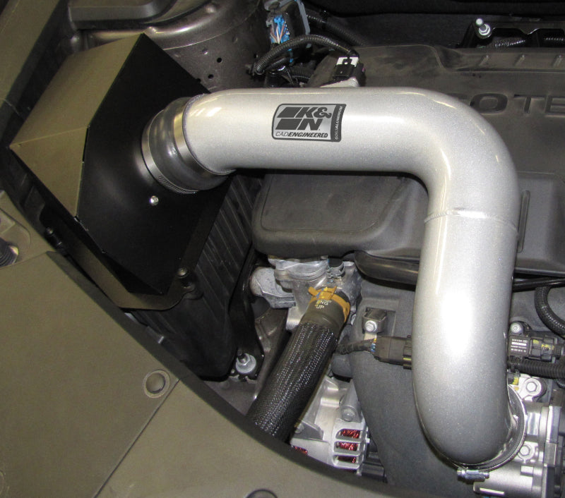 K&N Engineering Cold Air Intakes K&N 10 GMC Terrain / 10 Chevy Equinox 2.4L-L4 Silver High Flow Performance Kit