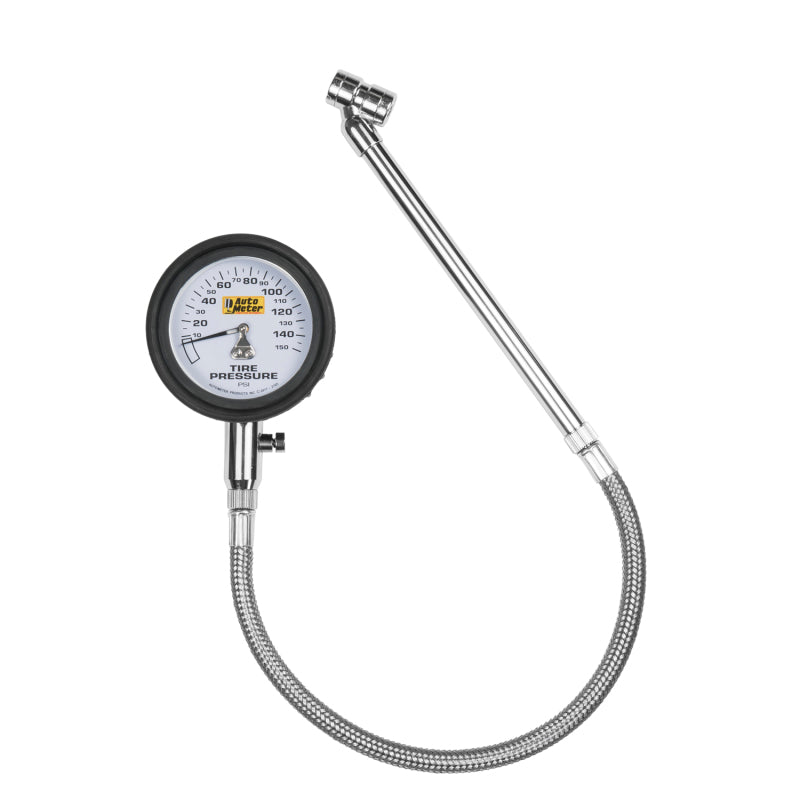 AutoMeter Gauges Autometer 150 PSI Analog Tire Pressure Gauge
