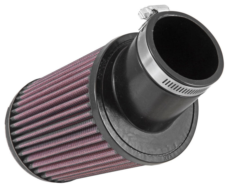 K&N Engineering Air Filters - Universal Fit K&N Filter Universal X Stream Clamp-On 2.438in Flange ID x 4.5in Base OD x 4in Top OD x 6.563in H