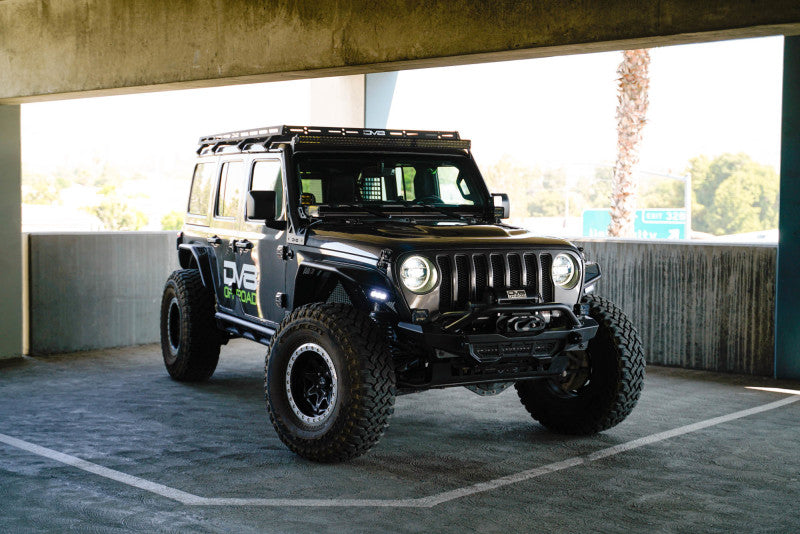 DV8 Offroad Light Mounts DV8 Offroad 2018+ Jeep Wrangler JLO A Pillar Dual Light Pod Mounts