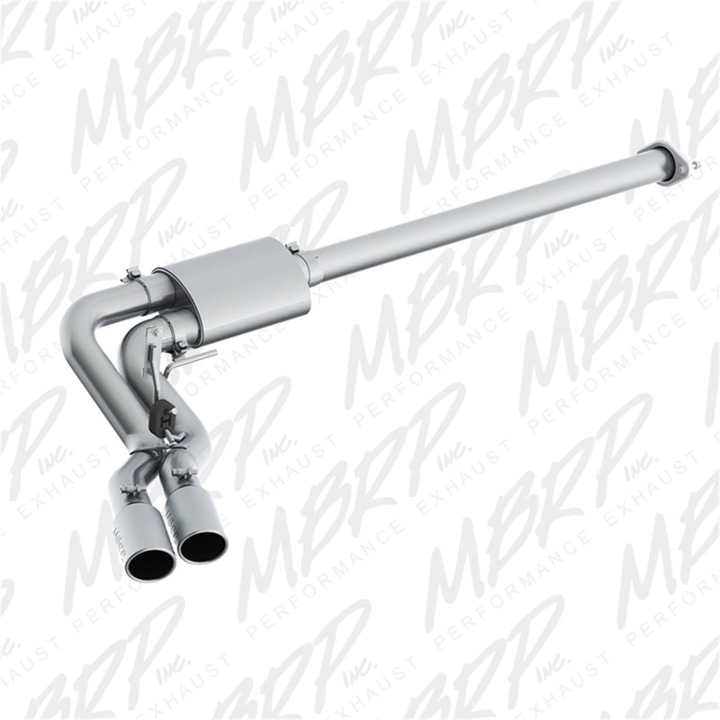 MBRP Catback MBRP 15-16 Ford F-150 2.7L/3.5L/5.0L 3in Cat Back Single Side Pre-Axle Dual Exit T304