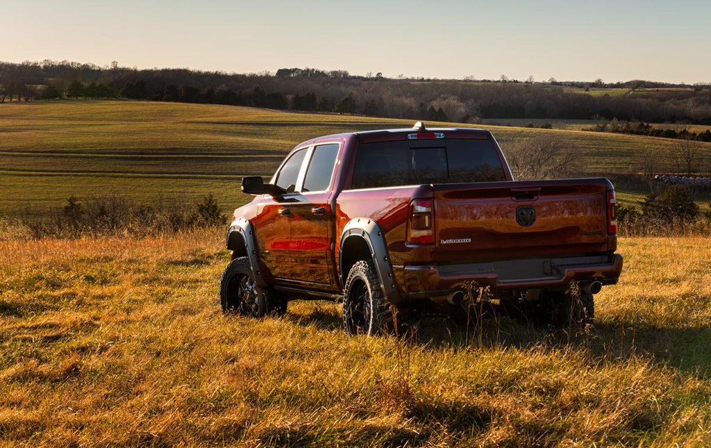 Rough Country Fender Flares Defender Pocket Fender Flares Gloss Black Ram 1500 2WD/4WD (19-23) Rough Country - A-D10914