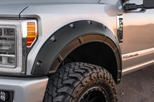 Load image into Gallery viewer, Rough Country Fender Flares Defender Pocket Fender Flares Absolute Black Ford Super Duty (17-22) Rough Country - A-F21112-G1