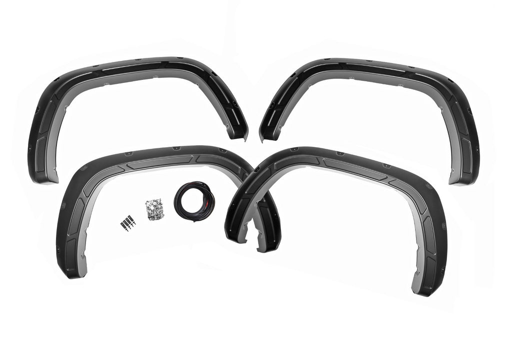 Rough Country Fender Flares Defender Pocket Fender Flare Super White Toyota Tundra (22-23) Rough Country - A-T02224-O4O