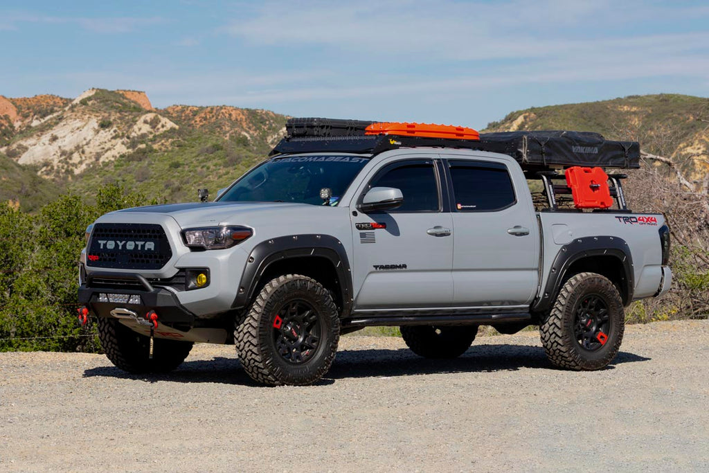 Rough Country Fender Flares Defender Pocket Fender Flare Super White Toyota Tacoma (16-23) Rough Country - A-T11621-O4O