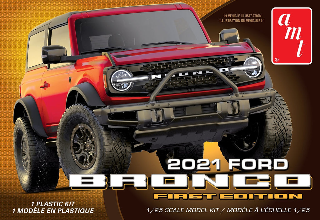 AMTlogo R8B, R8A AMT 2021 Ford Bronco 1st Edition 1:25 Scale Model Kit