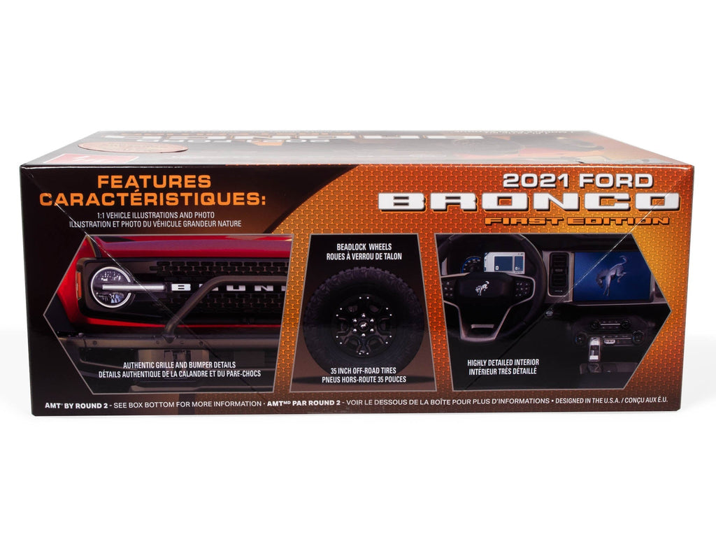 AMTlogo R8B, R8A AMT 2021 Ford Bronco 1st Edition 1:25 Scale Model Kit