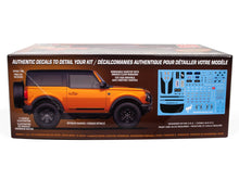 Load image into Gallery viewer, AMTlogo R8B, R8A AMT 2021 Ford Bronco 1st Edition 1:25 Scale Model Kit