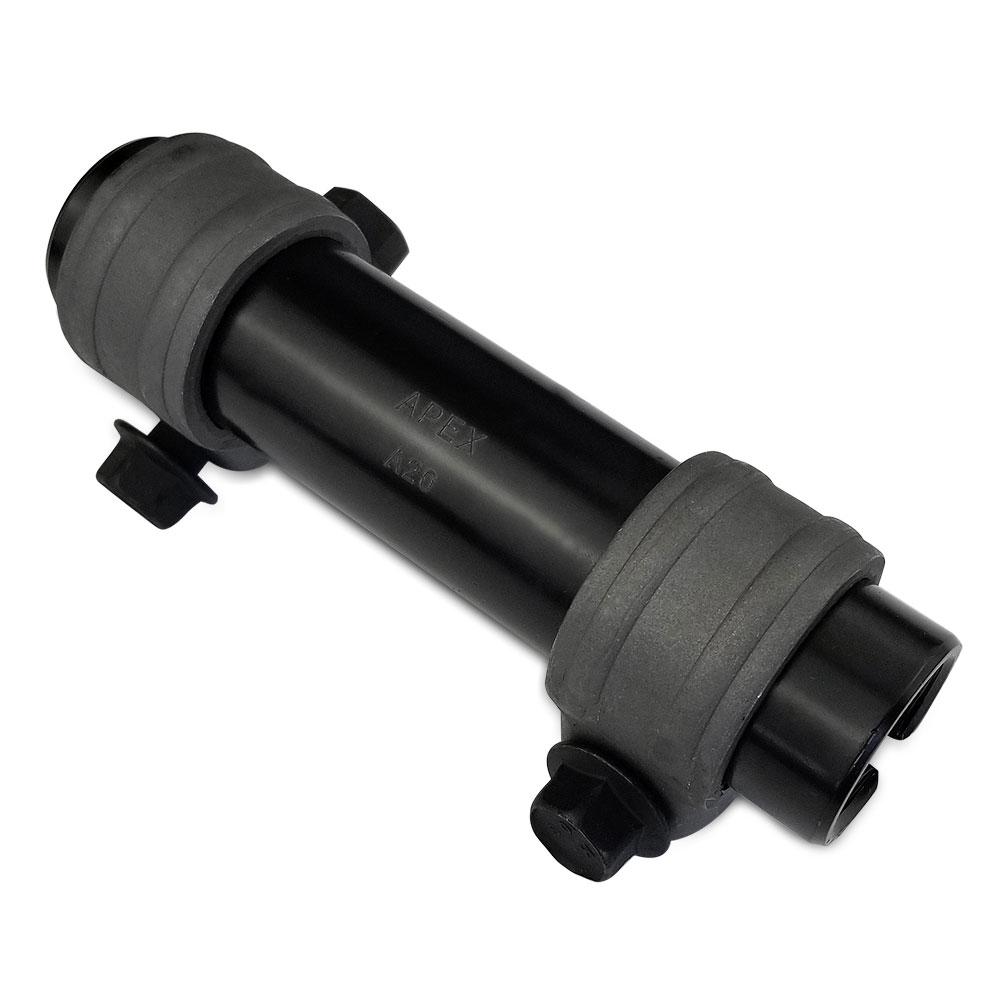 Apex Chassis Steering Tie Rod End Adjusting Sleeve Apex Chassis Heavy Duty Tie Rod End Adjusting Sleeve Left Pitman Arm to Connecting Tie Rod Right Steering Arm To Steering Arm - AS104