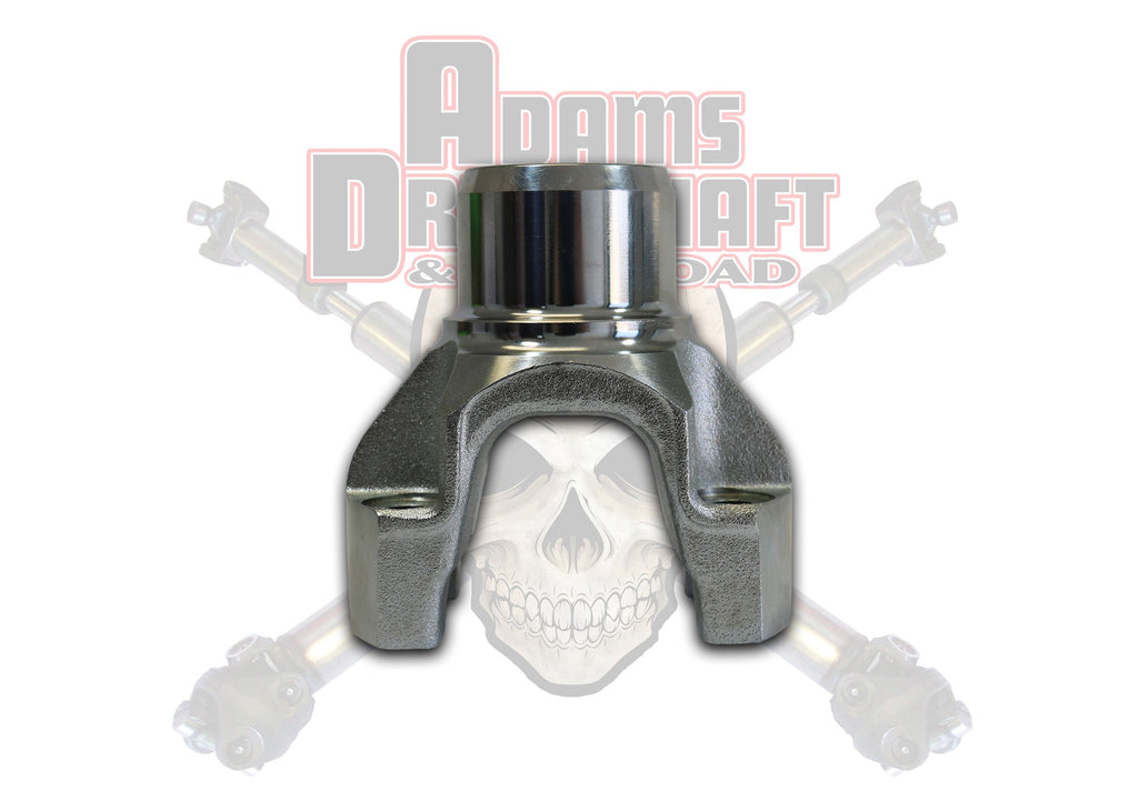 Adams Driveshaft Off Road Transfer Case Slip Yoke Adams Forged Jeep JK Front 1350 Series Half Round CV Transfer Case Yoke - ASDFFJK-PMCV01