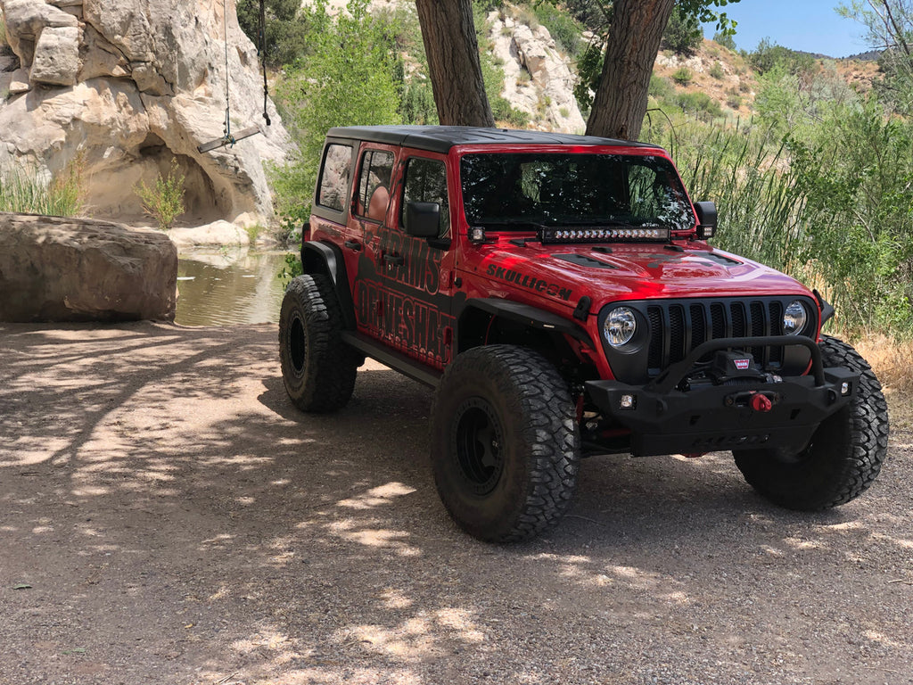Adams Driveshaft Off Road Drive Shaft 2018-Present Jeep Wrangler JL Rear 1350 Solid CV Driveshaft 2 Door Rubicon Pinion Yoke Style Adams Driveshaft - ASDJL-1350R-S2D-RUB