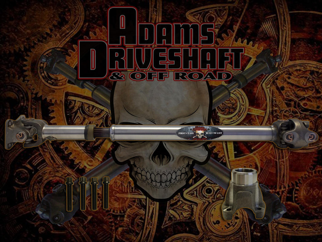 Adams Driveshaft Off Road Drive Shaft Adams Driveshaft JT Gladiator Sport Front 1310 CV Driveshaft With OEM Flange Style Extreme Duty Series - ASDJT-1310F-S-OEM-SP