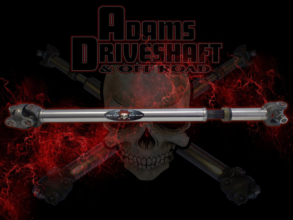 Adams Driveshaft Off Road Drive Shaft Adams Driveshaft Front TJ Non Rubicon 1310 CV Driveshaft Heavy Duty Series - ASDTJ-1310CVF-G