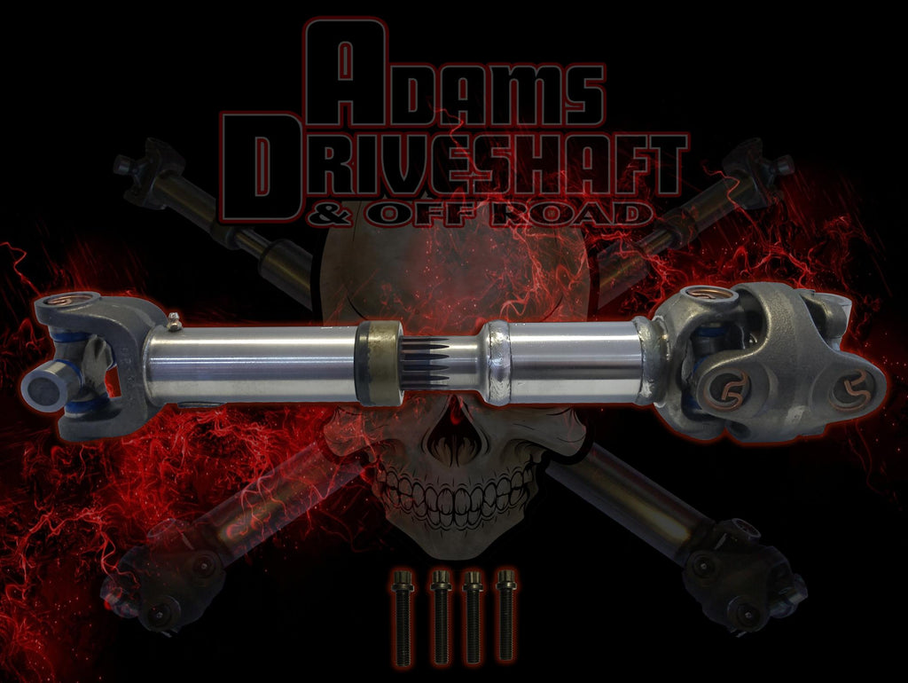 Adams Driveshaft Off Road Drive Shaft Adams Driveshaft TJ Rear Non Rubicon 1310 CV Driveshaft Heavy Duty Series - ASDTJ-1310CVR-G