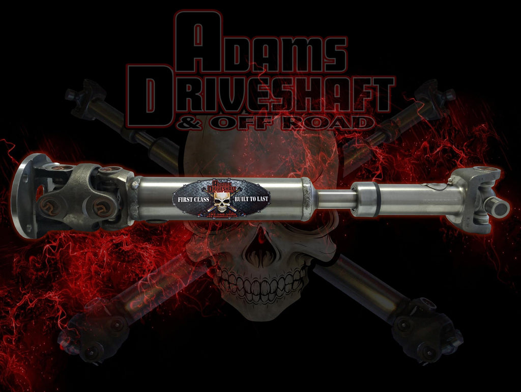 Adams Driveshaft Off Road Drive Shaft Adams Driveshaft TJ Rubicon Rear 1310 CV Driveshaft With 1330 Rear Pinion Extreme Duty Series - ASDTJ-1310CVR-SRUB