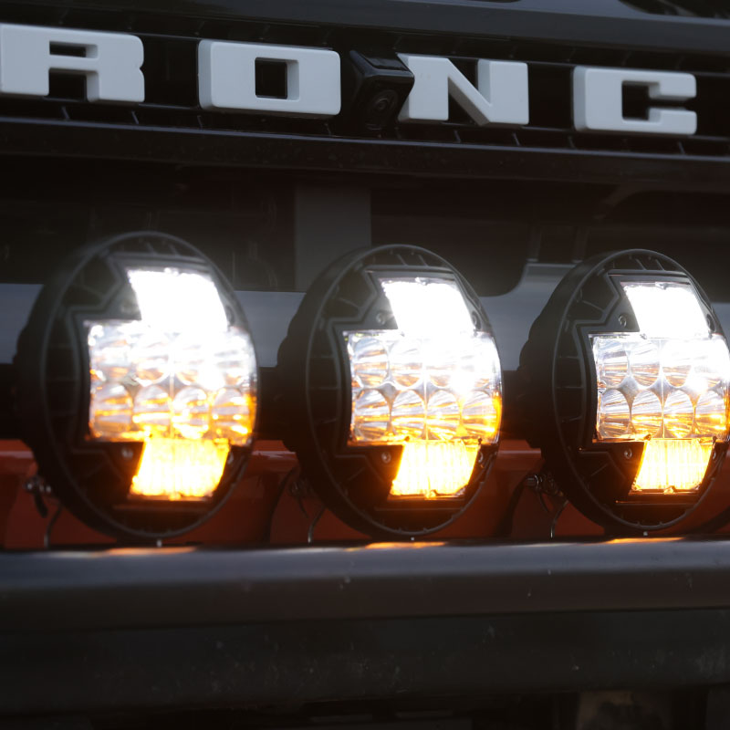 Nacho Offroad Technology Lighting NACHO TM5 Amber White - Pair