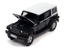 Load image into Gallery viewer, AutoWorld WR3 Auto World 2017 Jeep Wrangler Chief Edition (Rhino Body Color w/White Roof &amp; White Side Stripe) 1:64 Diecast