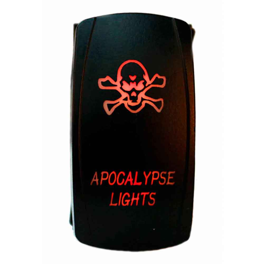 Quake LED Rocker Type Switch Give the vehicles switches some style with Quake LEDs Two-Way Rocker Switches - QRS304