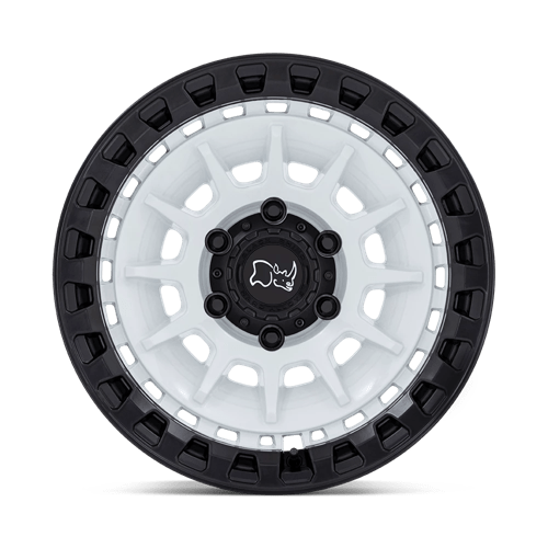 Black Rhino Wheels Wheel BR009 17X8.5 6X5.5 WHT M-BLK -10MM - BR009WM17856810N