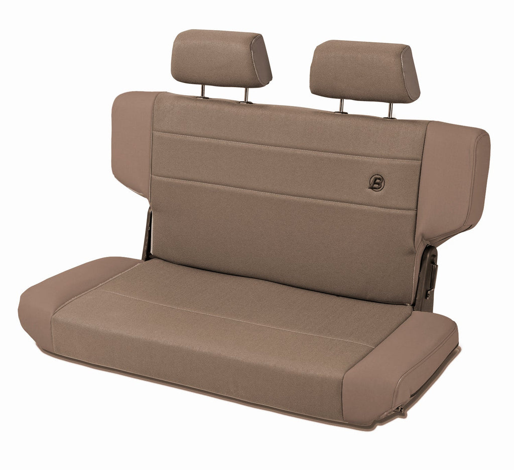 Bestop Seat Trailmax II Fold-N-Tumble Rear Bench Seat - 39439-37