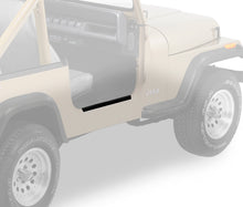 Load image into Gallery viewer, Bestop Door Trim Sill Plate Insert Cap Door Sill Entry Guards - '97-06 Wrangler TJ (Black) - 51049-01