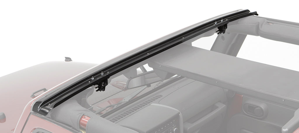Bestop Windshield Channel Windshield Channel - '07-18 Wrangler JK (1-piece no-drill header design) - 51243-01
