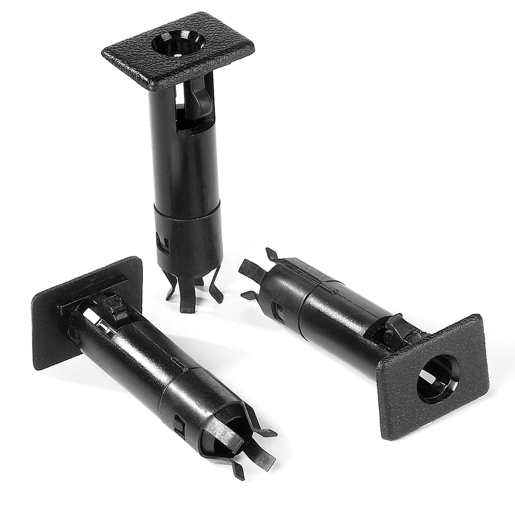 Bestop Door Insert Bushing Door Pin Inserts - '87-95 Wrangler YJ; '97-06 Wrangler TJ (Black; Boxed) - 51246-01