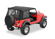 Load image into Gallery viewer, Bestop Soft Top Supertop Classic - '76-86 CJ7 / '87-95 Wrangler YJ (Black Crush; Clear Windows) - 51599-01
