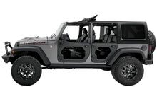 Load image into Gallery viewer, Bestop Door Upper Fabric Doors - '07-18 Wrangler JK 4-Door (Rear Upper Doors, Black Twill) - 51733-17