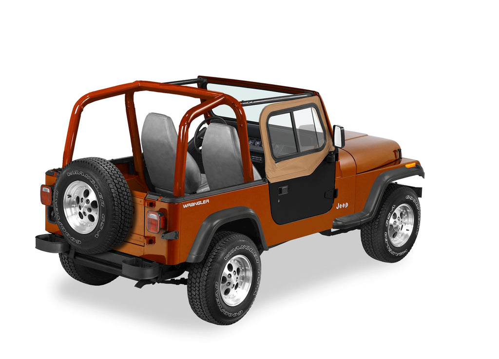 Bestop Door Upper Door Sliders - '88-95 Wrangler YJ (Spice; Single Sliding Window) - 51785-37