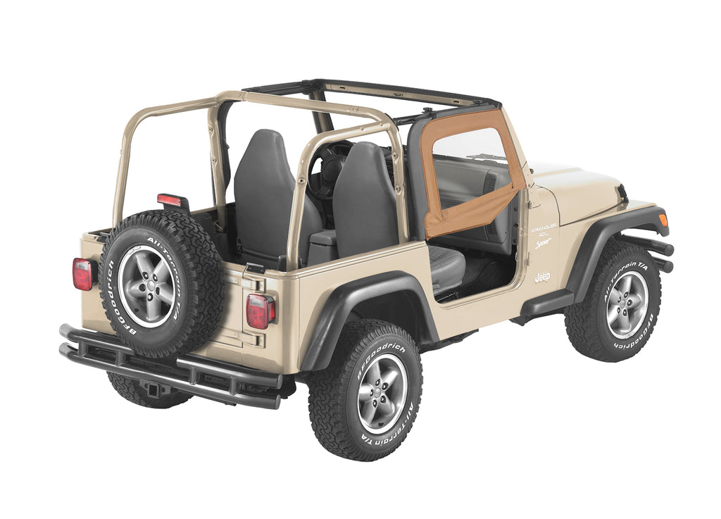 Bestop Door Upper Fabric Doors - '97-06 Wrangler TJ (Spice) - 51790-37