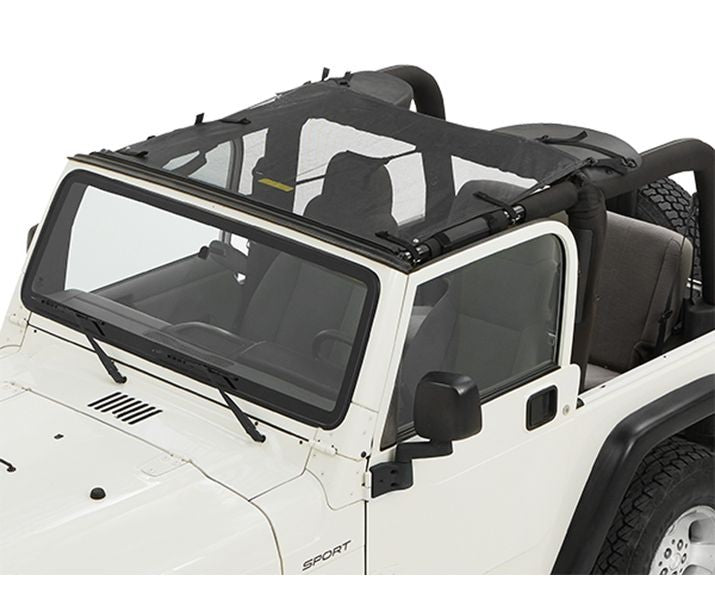 Bestop Soft Top Sun Targa Bikini - '97-06 Wrangler TJ (Mesh) - 52403-11