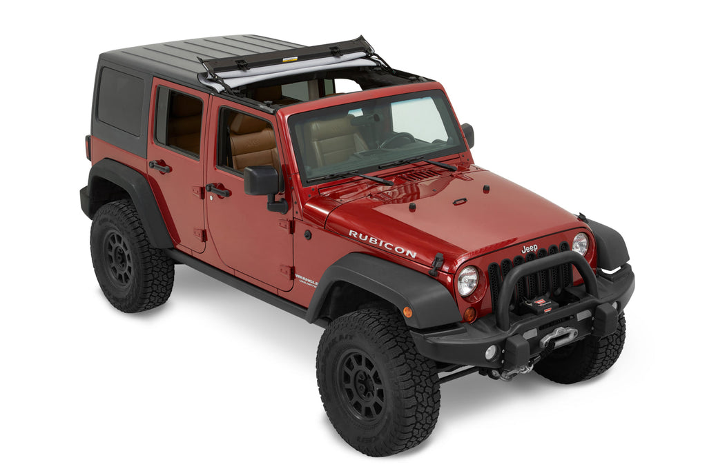 Bestop Soft Top Sunrider for Hardtop - '07-18 Wrangler JK (Black Diamond) - 52453-35