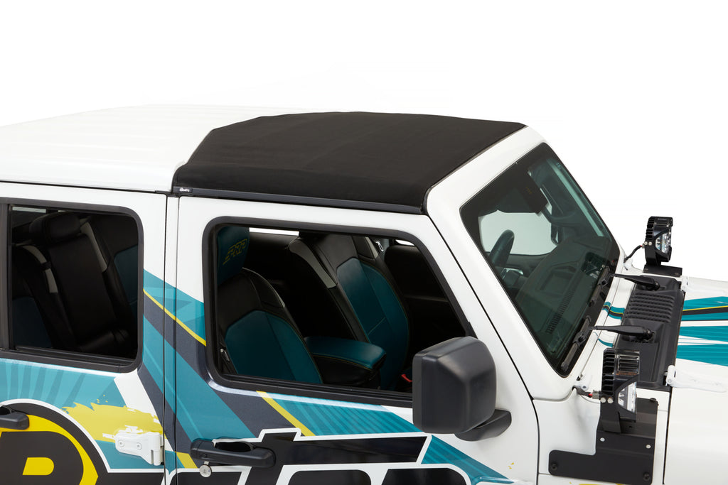 Bestop Soft Top Sunrider for Hardtop - '20-23 Gladiator / '18-23 Wrangler JL (Black Twill) - 52454-17