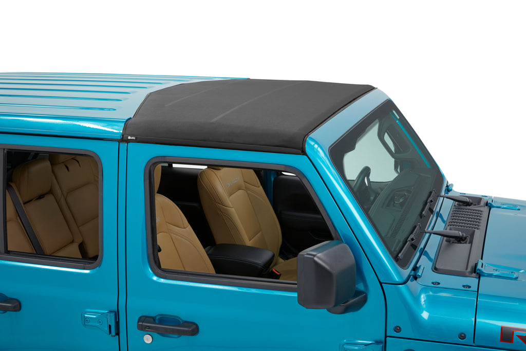 Bestop Soft Top Sunrider for Hardtop - '20-23 Gladiator / '18-23 Wrangler JL (Black Diamond) - 52454-35
