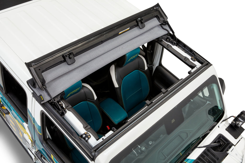 Bestop Soft Top Sunrider for Hardtop - '20-23 Gladiator / '18-23 Wrangler JL (Black Diamond) - 52454-35